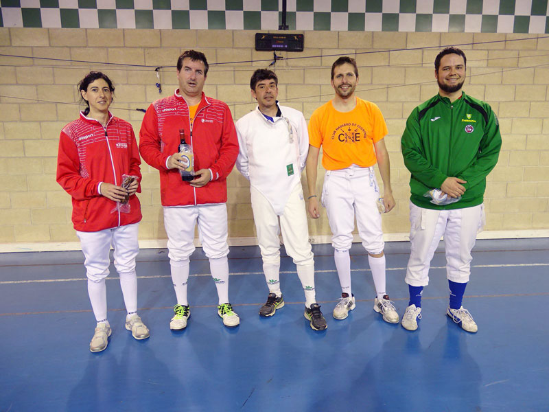 Miguel &Aacute;ngel Elizari y Bego&ntilde;a Pro campeones navarros veteranos